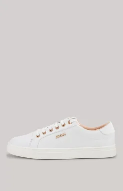 Tinta Coralie Leather Trainers in White