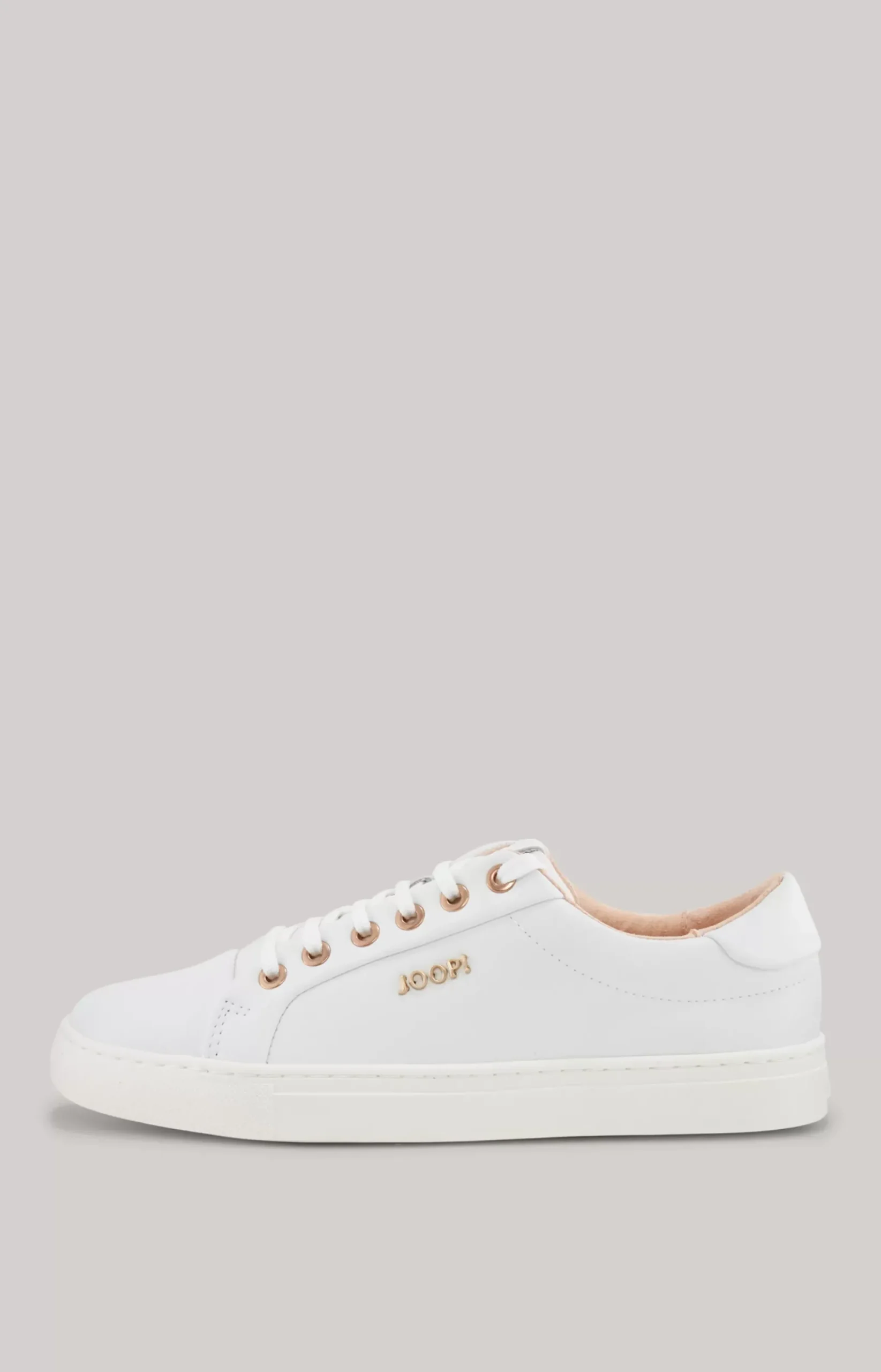 Tinta Coralie Leather Trainers in White