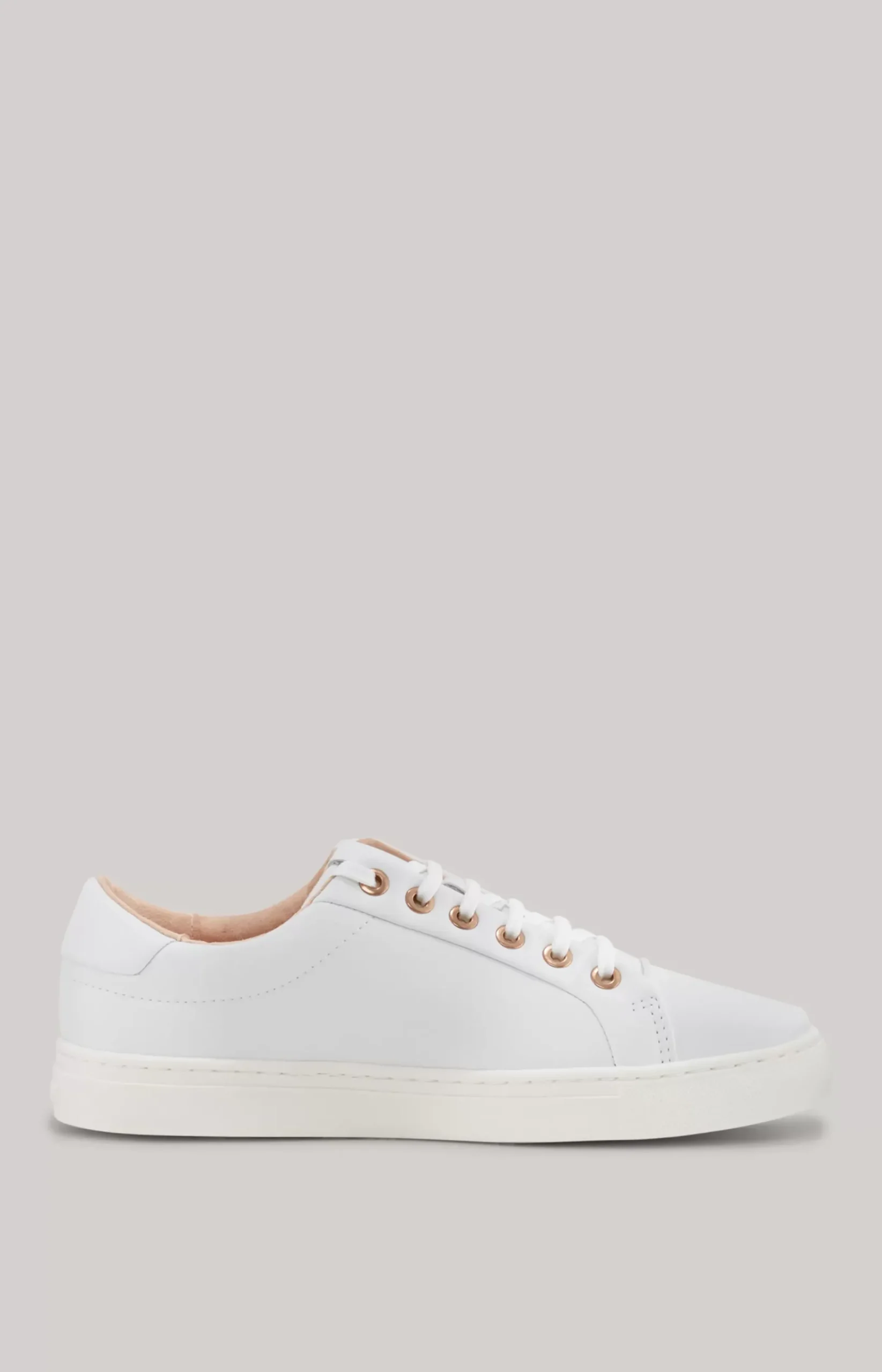 Tinta Coralie Leather Trainers in White