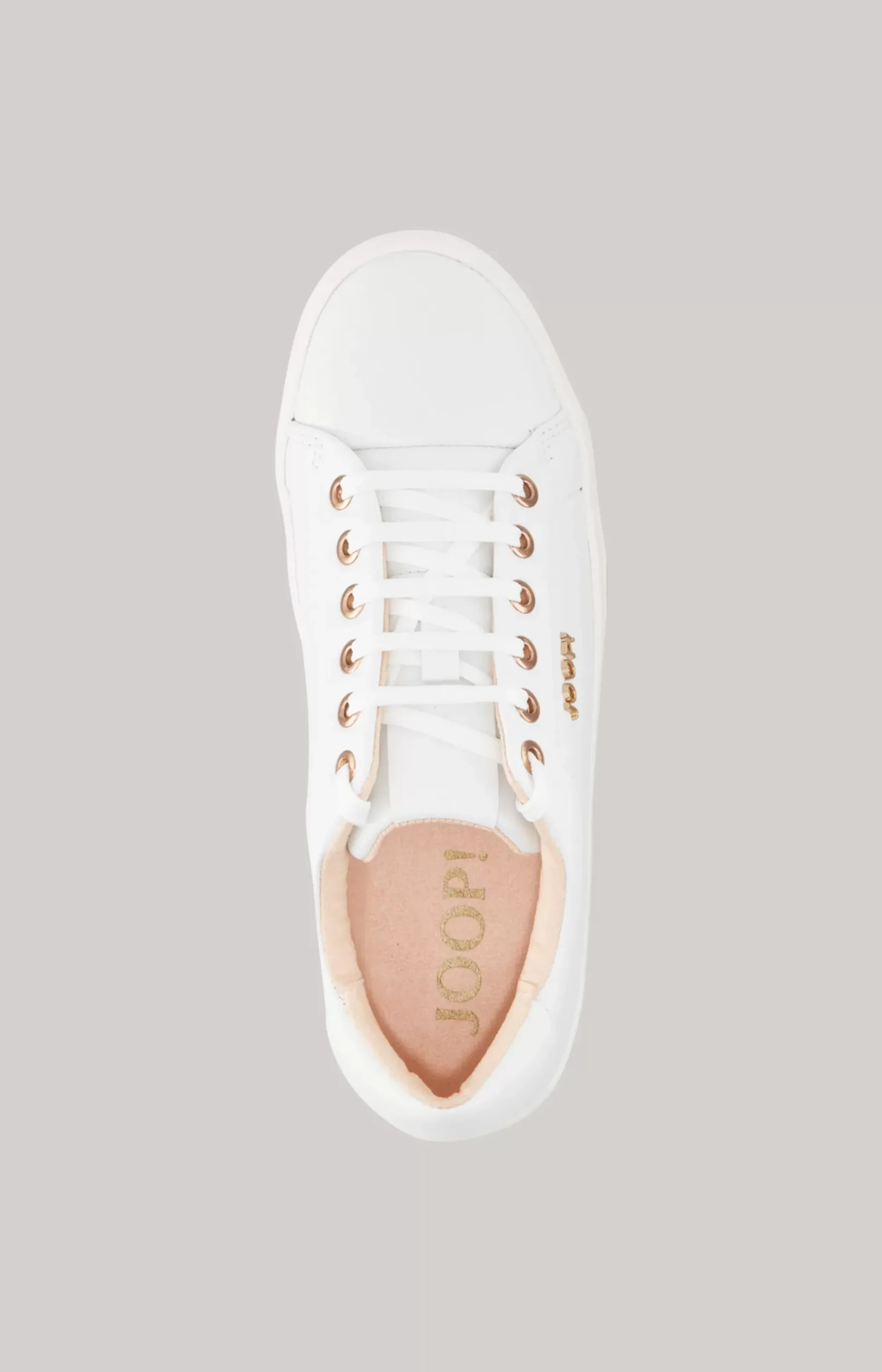 Tinta Coralie Leather Trainers in White