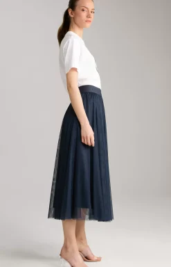 Tulle Skirt in Navy