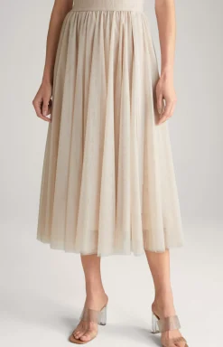 Tulle Skirt in Nude