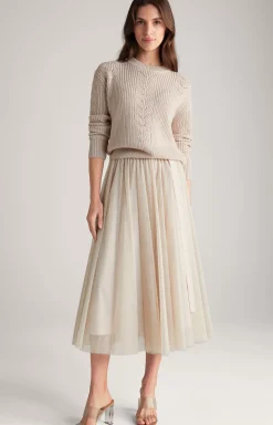 Tulle Skirt in Nude
