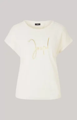 Tulle T-shirt in Off-white