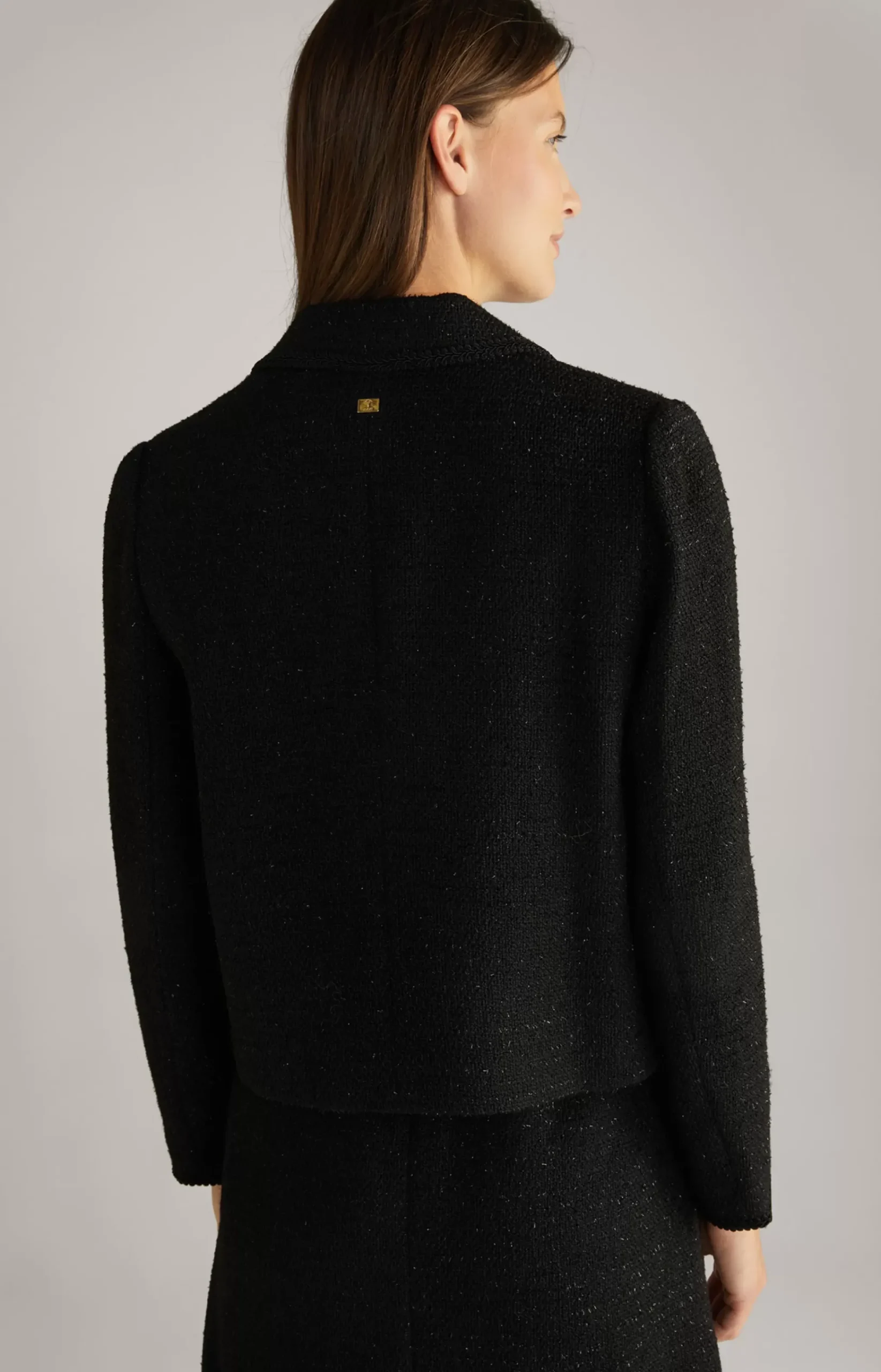 Tweed Blazer in Black
