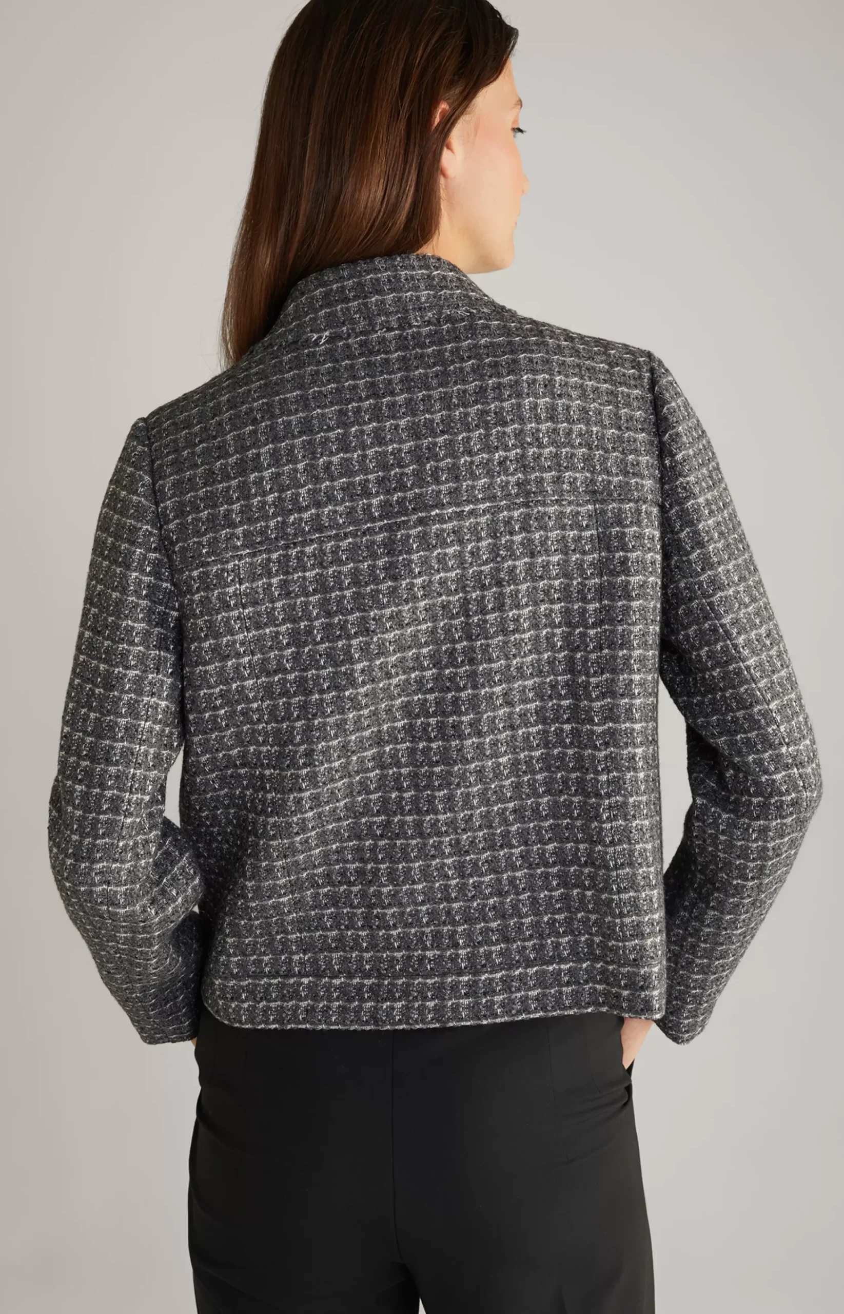Tweed Blazer in Grey
