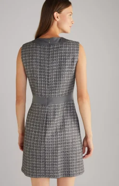 Tweed Dress in Grey