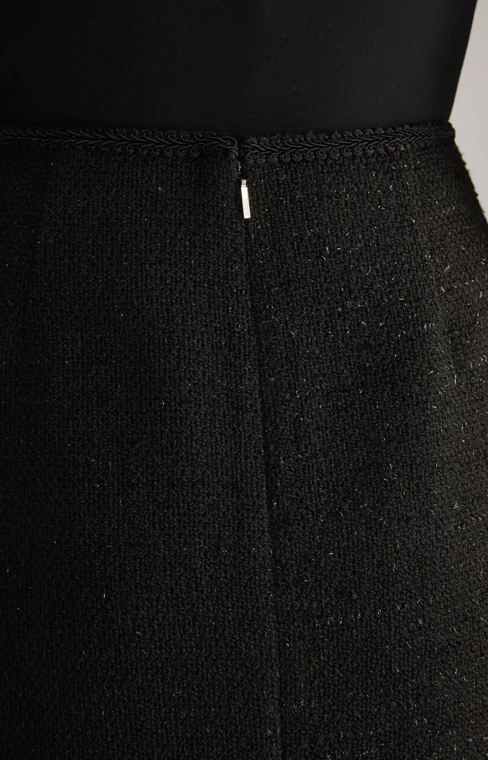 Tweed Skirt in Black