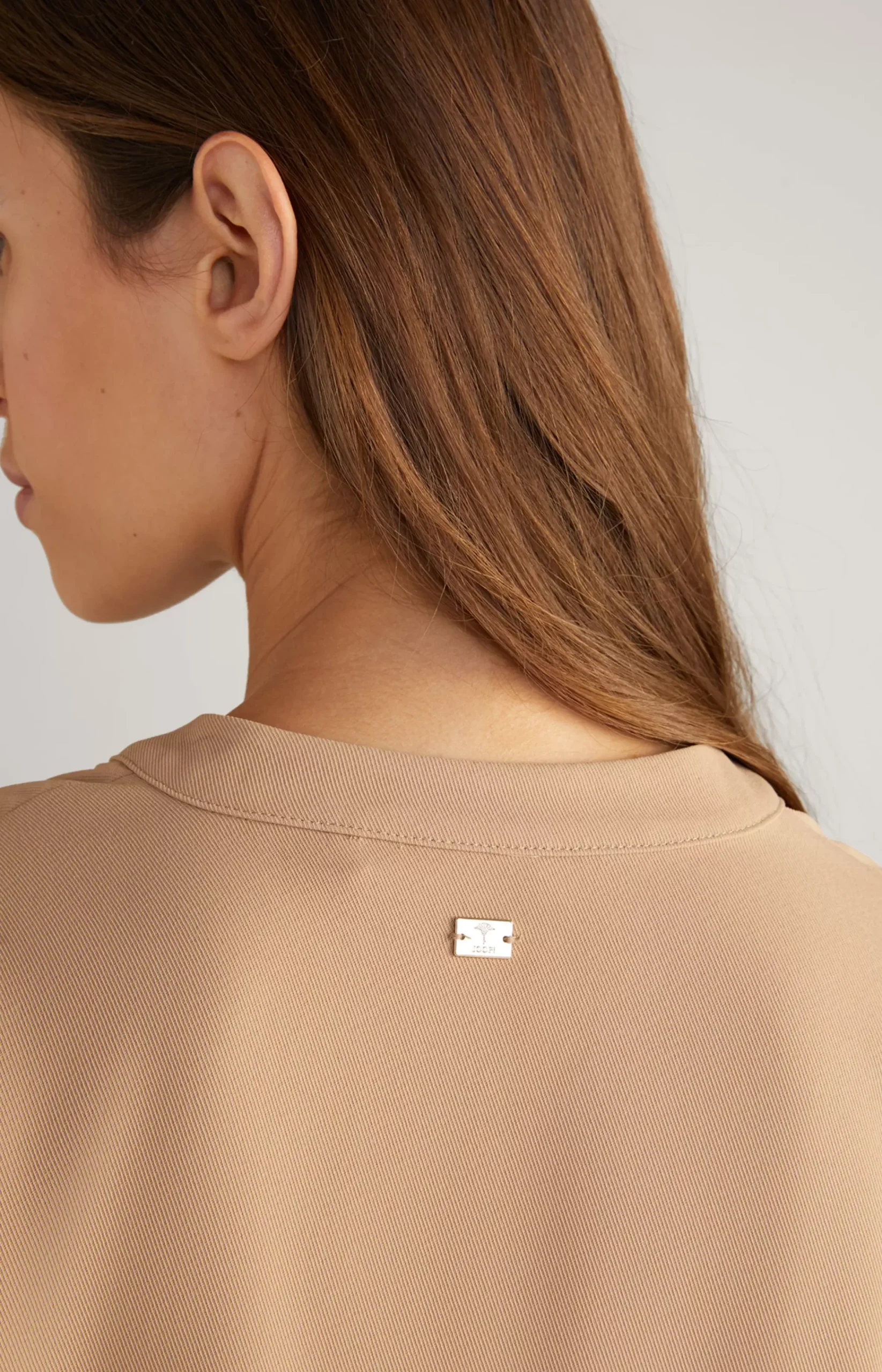 Twill Blouse in Camel