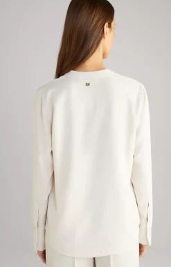 Twill Blouse in Cream
