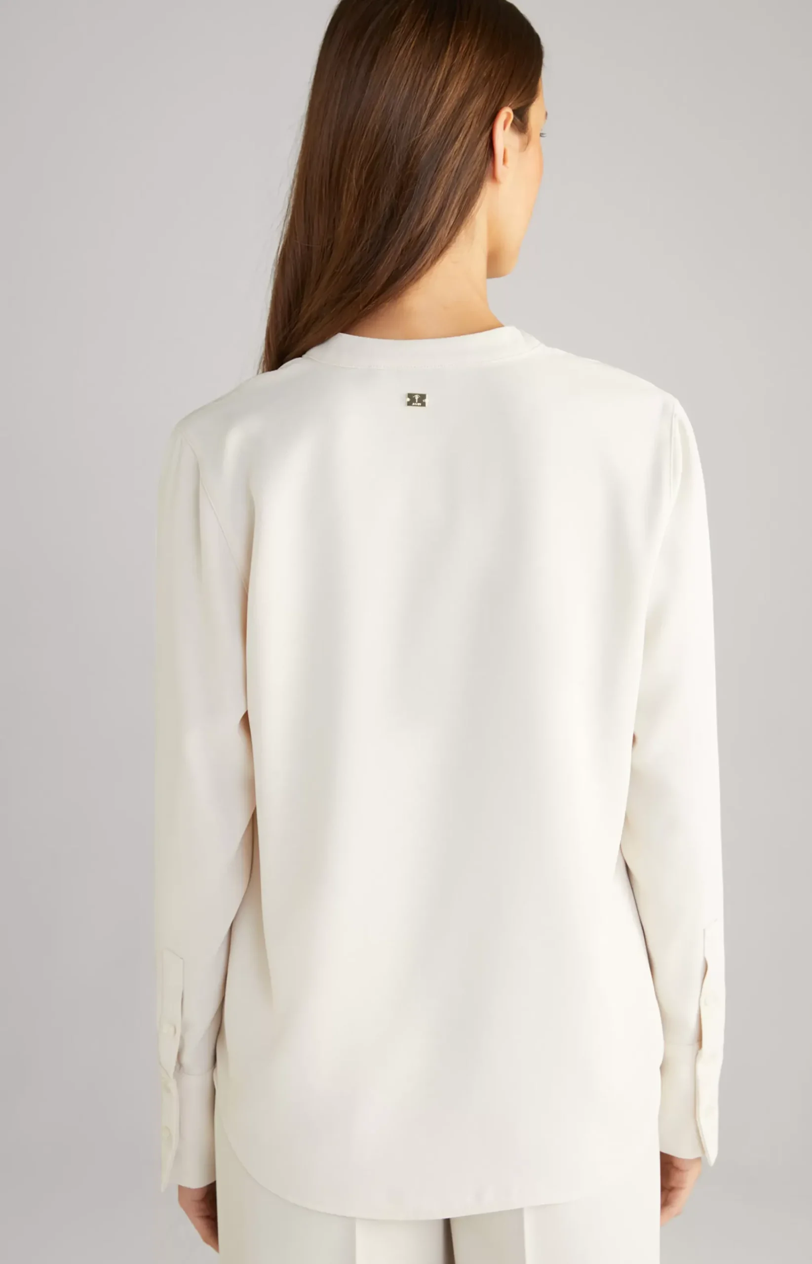 Twill Blouse in Cream