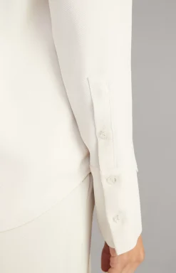 Twill Blouse in Cream