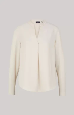 Twill Blouse in Cream