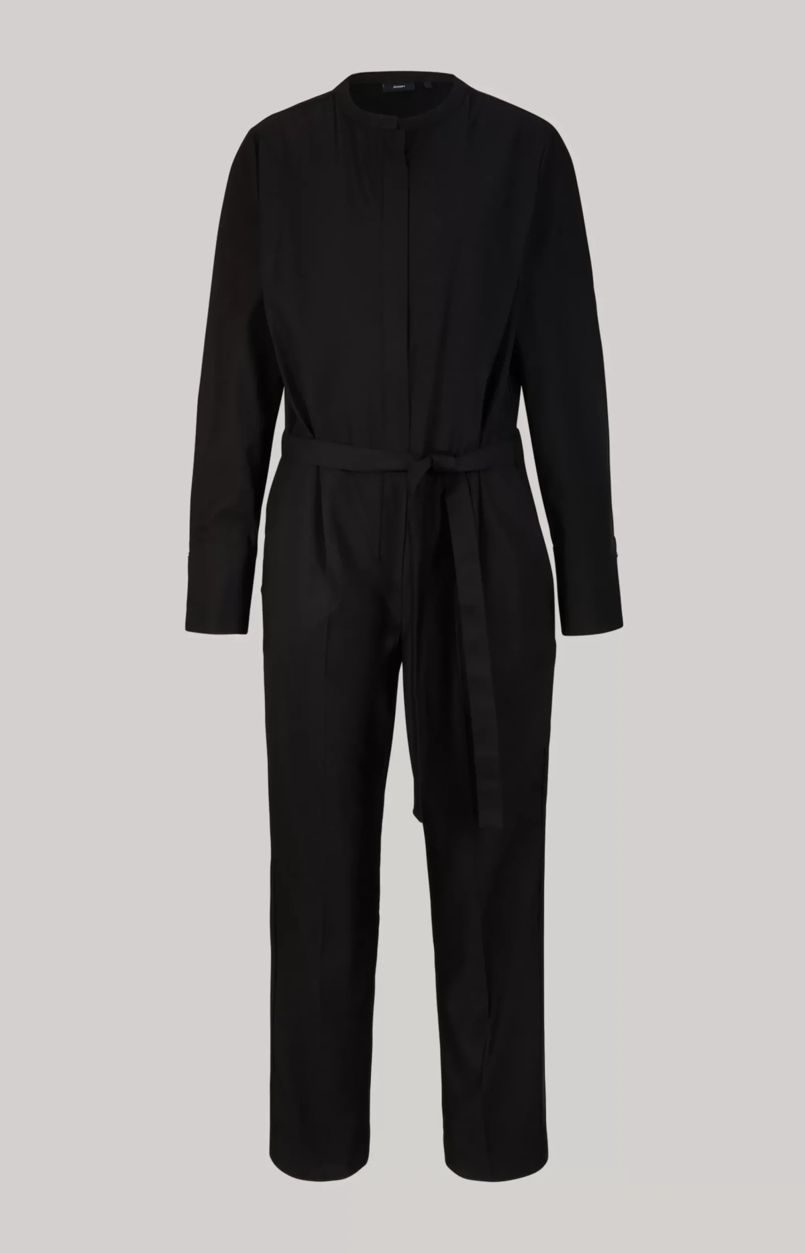 Twill Overalls in Black