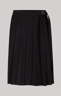 Twill Skirt in Black