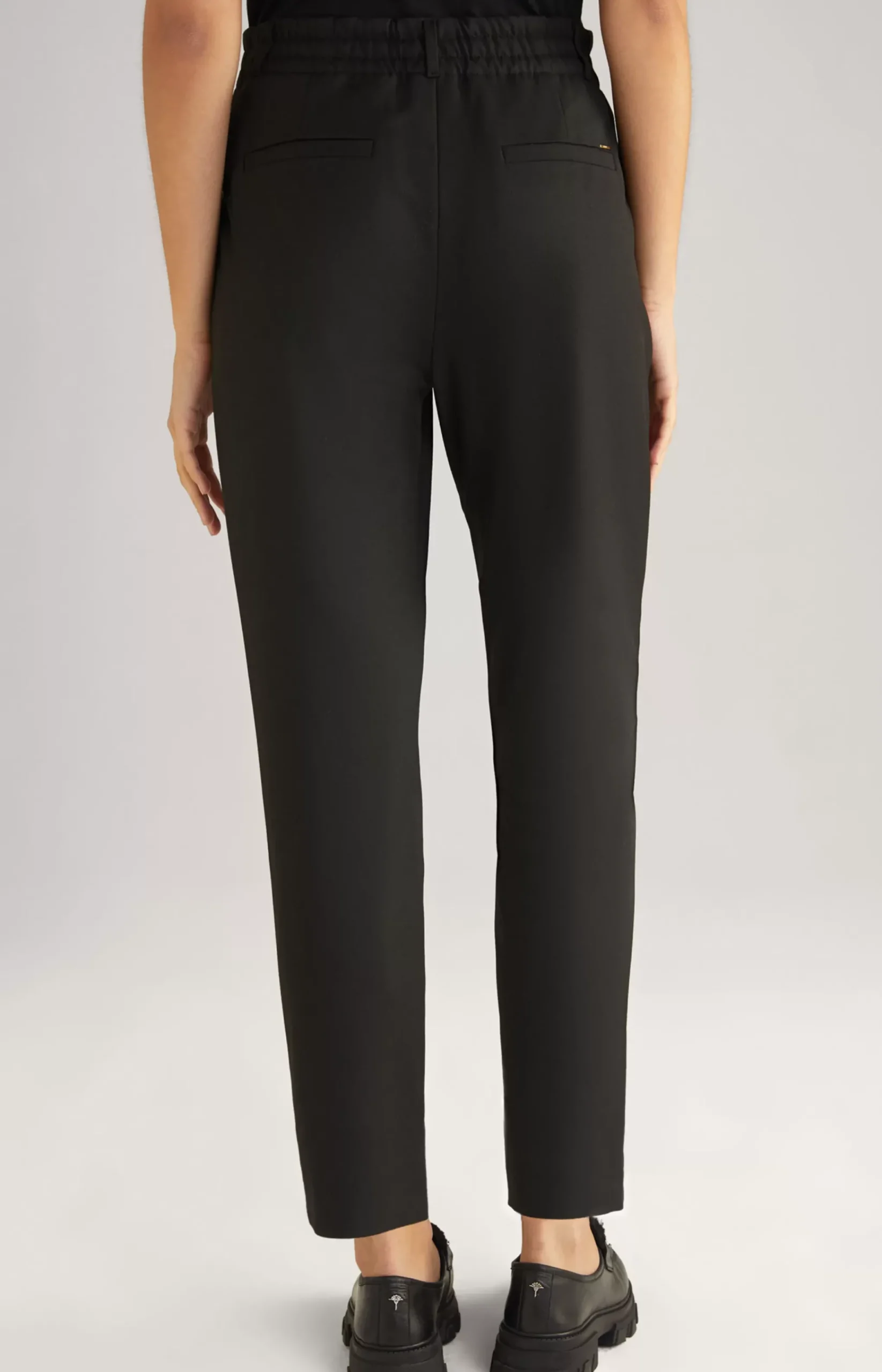 Twill Trousers in Black