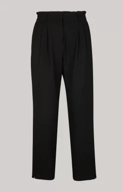 Twill Trousers in Black