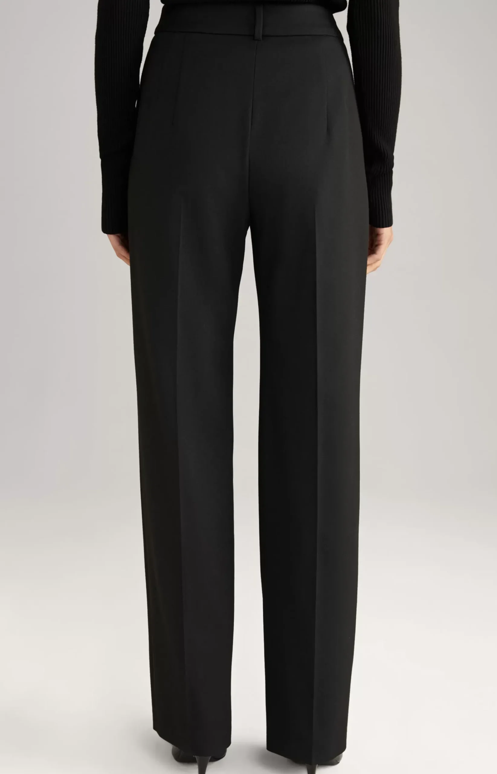 Twill Trousers in Black
