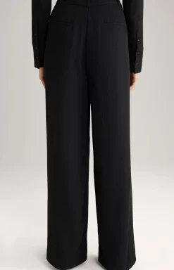 Twill Trousers in Black