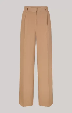 Twill Trousers in Camel