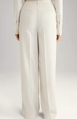 Twill Trousers in Cream