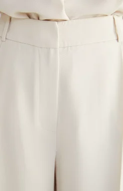 Twill Trousers in Cream