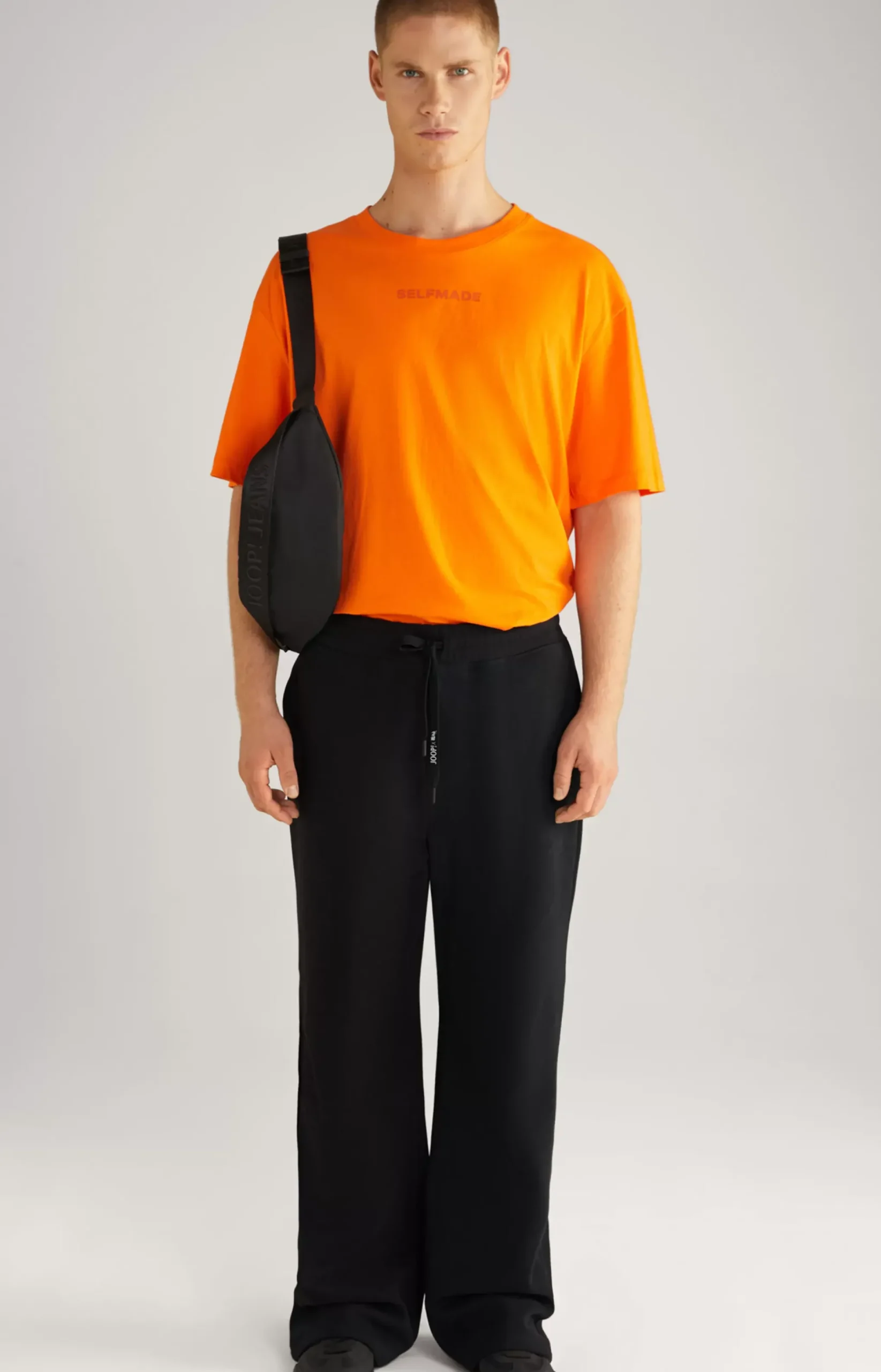 Unisex Cotton Jogging Pants in Black