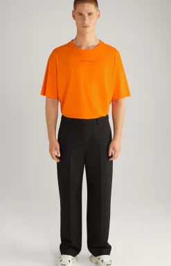 Unisex Cotton T-Shirt in Neon Orange