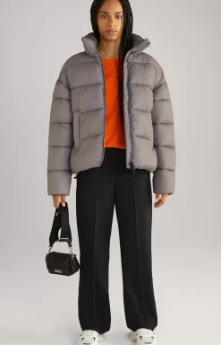 Unisex Quilted Jacket in Grey