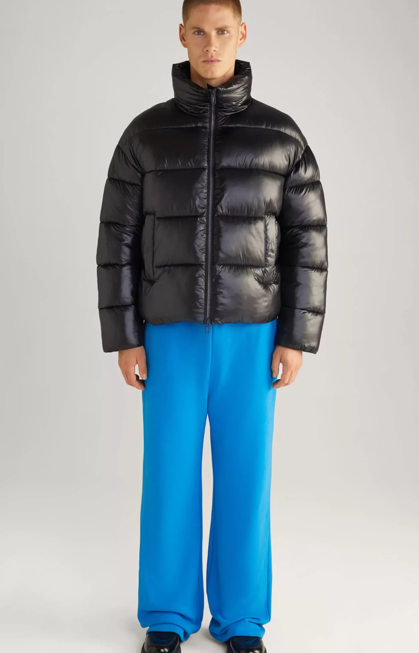 Unisex Quilted Jacket in Black