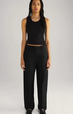 Unisex Suit Trousers in Black