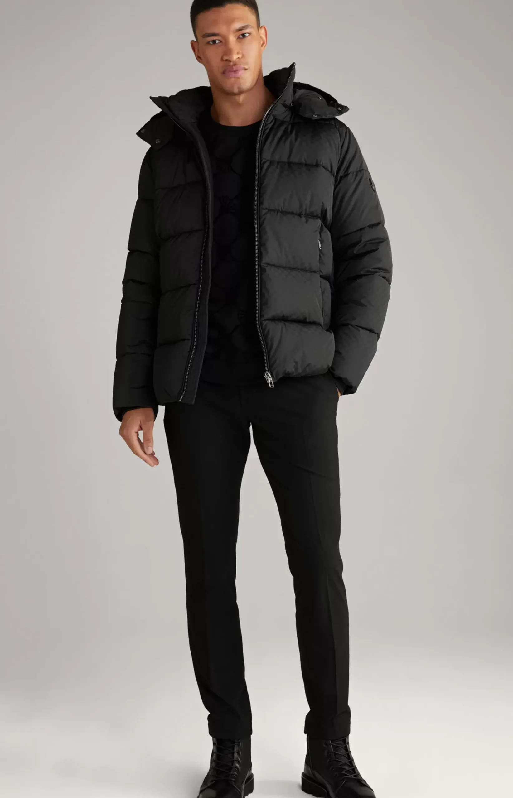 Vastos Quilted Jacket in Black
