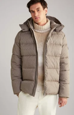 Vastos Quilted Jacket in Light Brown