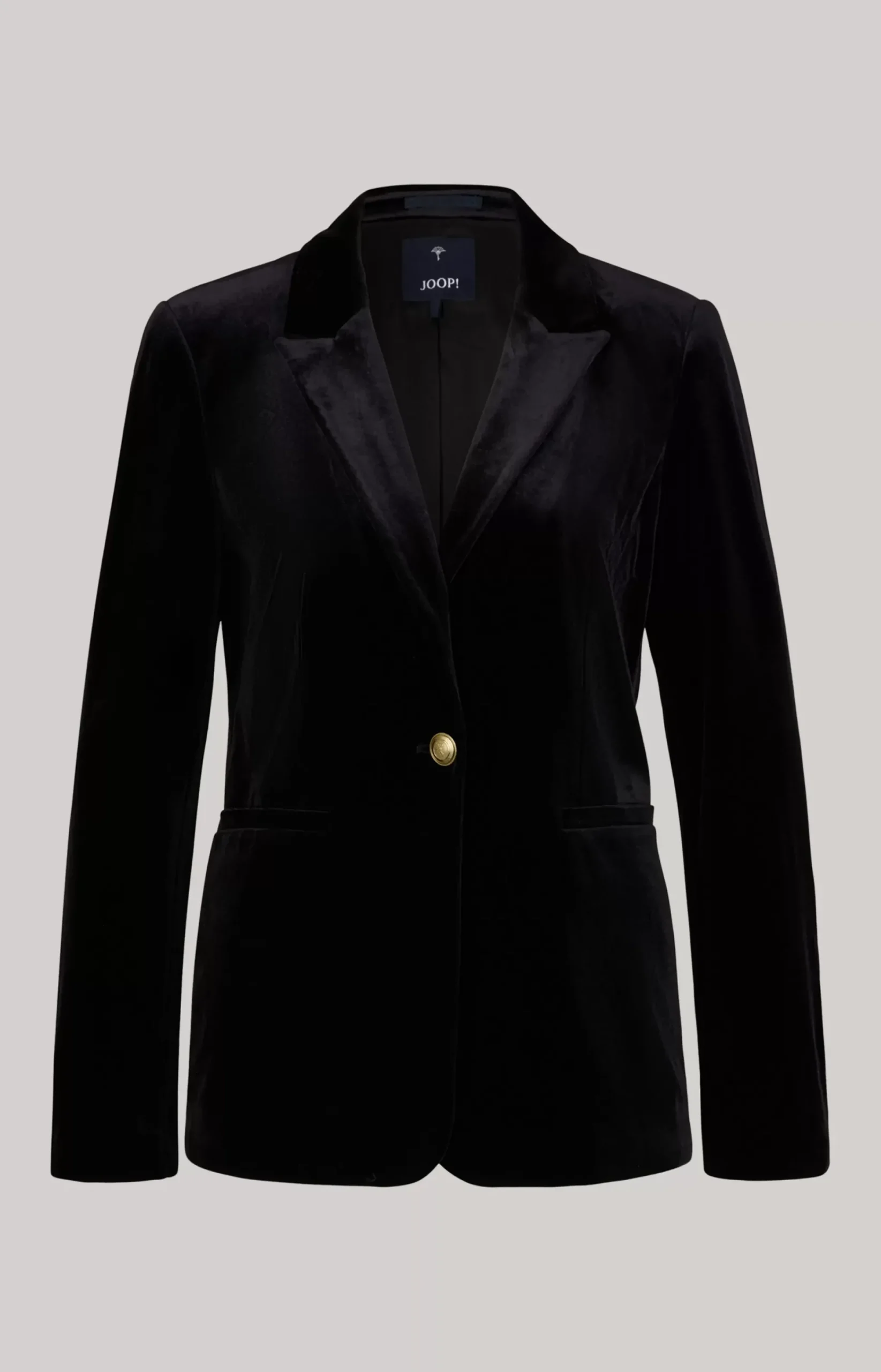 Velvet Blazer in Black