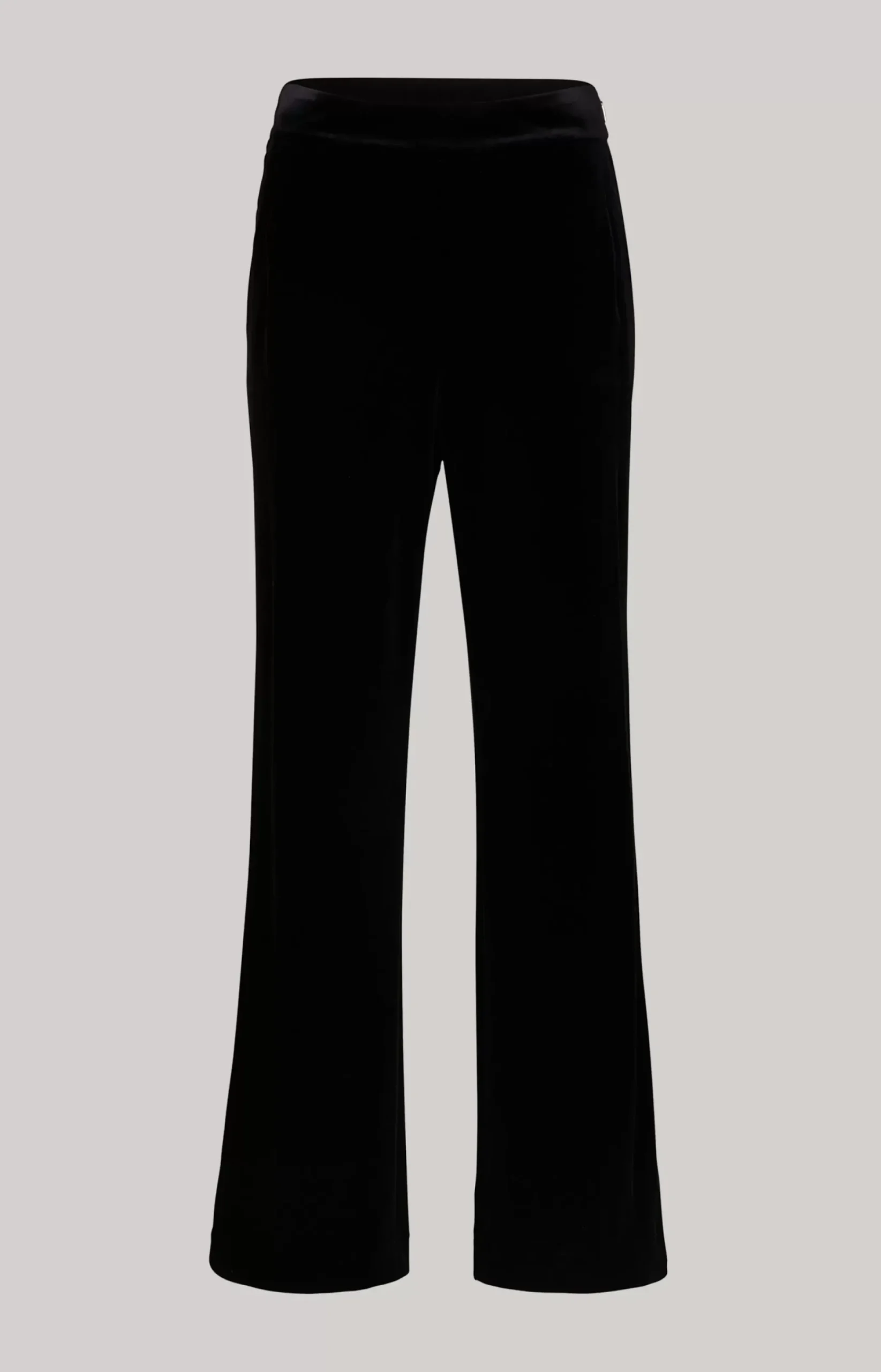 Velvet Trousers in Black