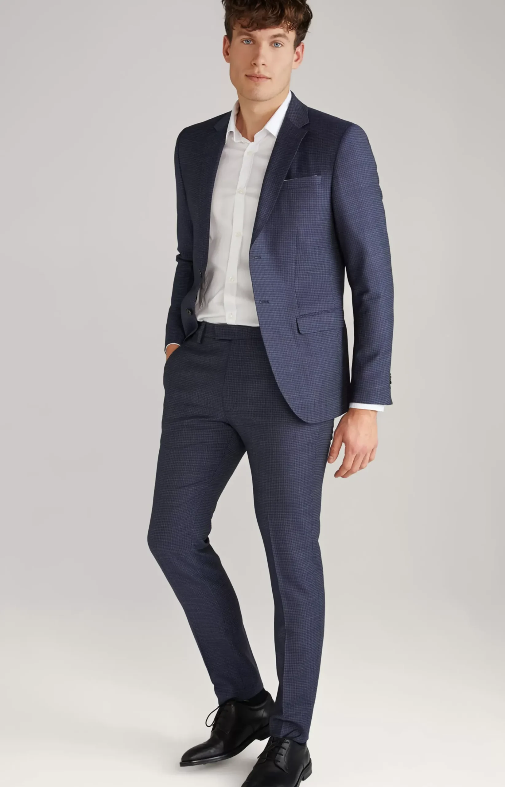 Victor Stretch Cotton Shirt in White