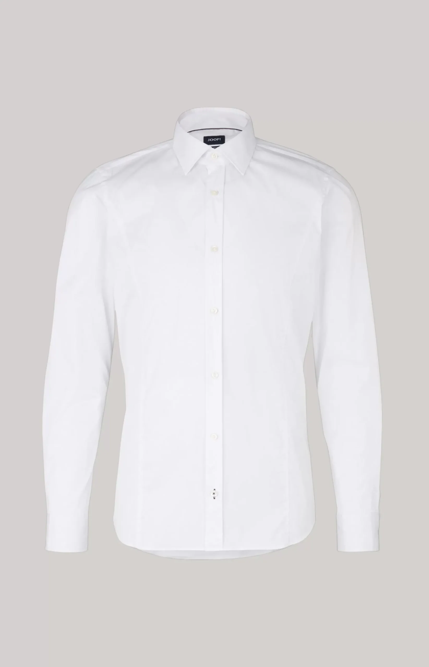Victor Stretch Cotton Shirt in White