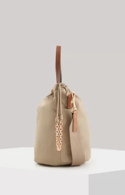 Vita Puro Donna Handbag in Beige
