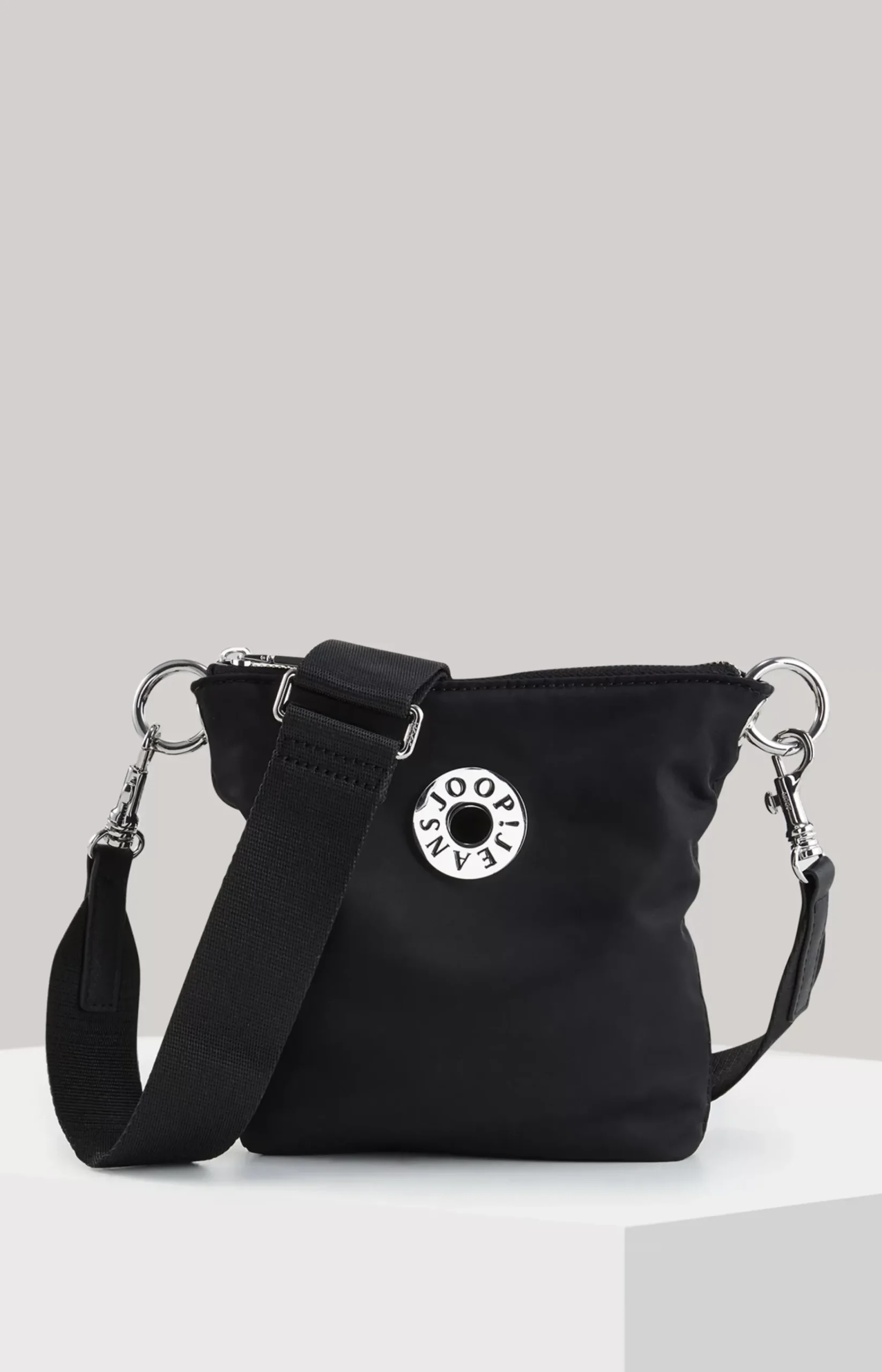 Vita Puro Salvia Shoulder Bag in Black