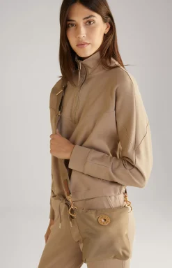 Vita Puro Salvia Shoulder Bag in Beige