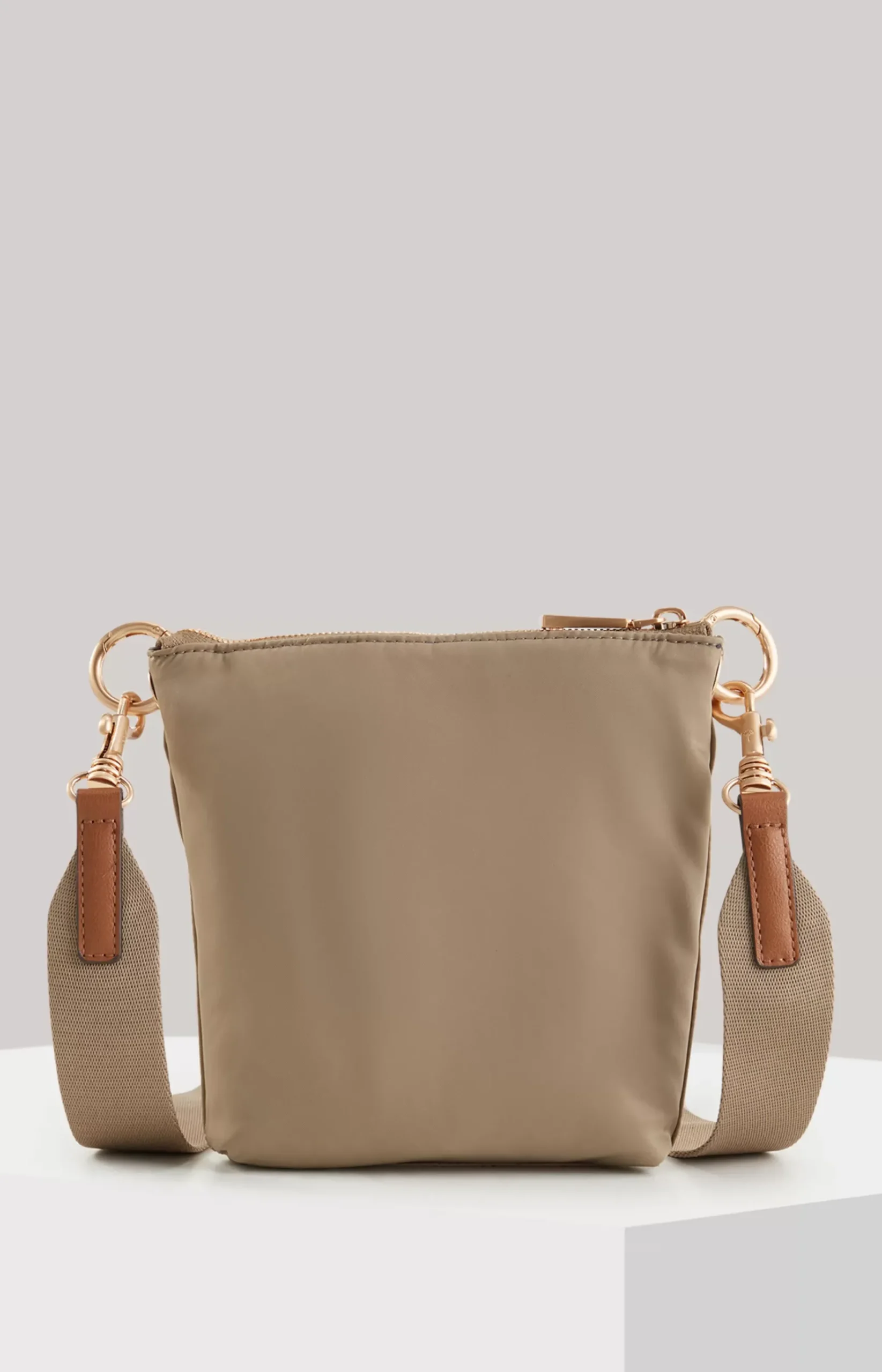 Vita Puro Salvia Shoulder Bag in Beige