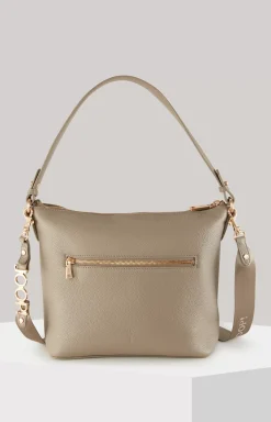 Vivace Janna Hobo Bag in Greige