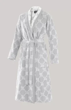 Women’s bathrobe in silver grey