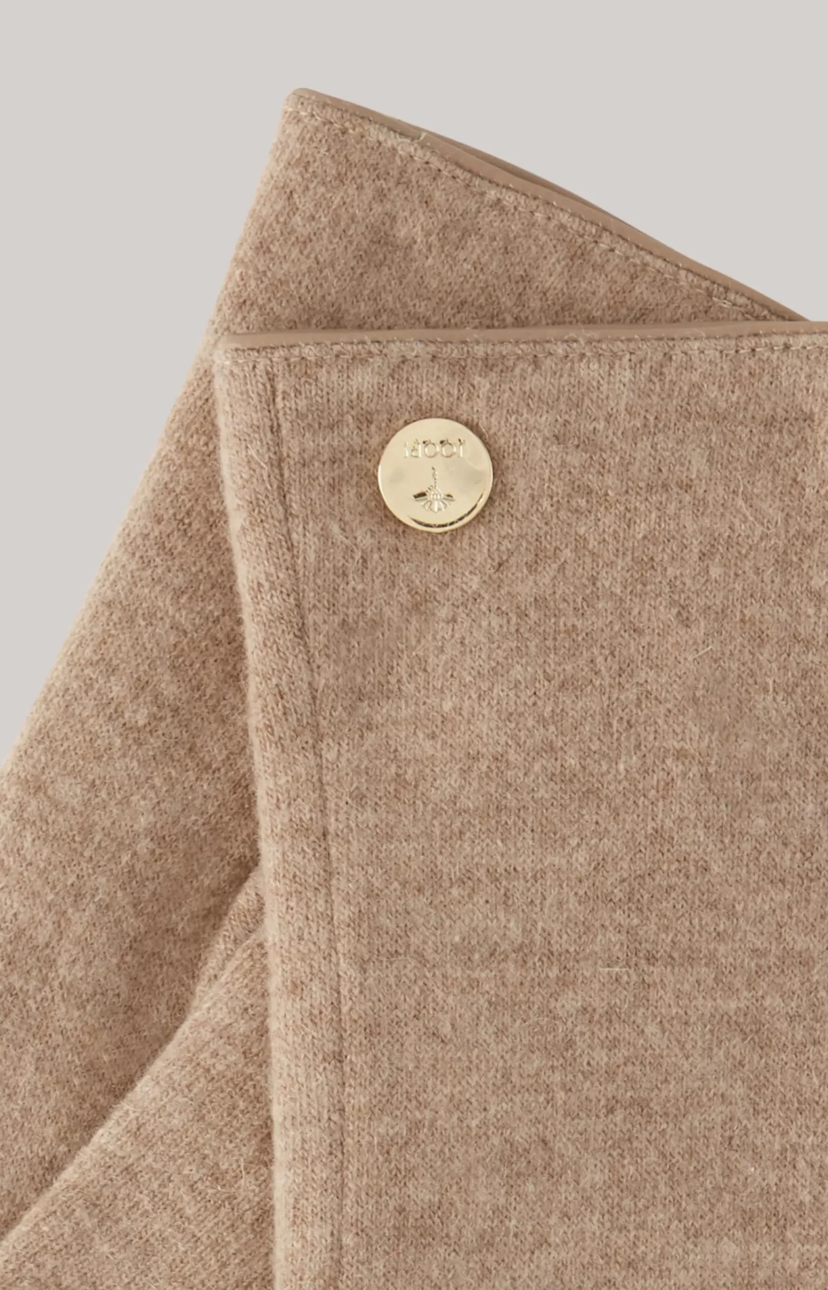 Wool Gloves in Beige Melange