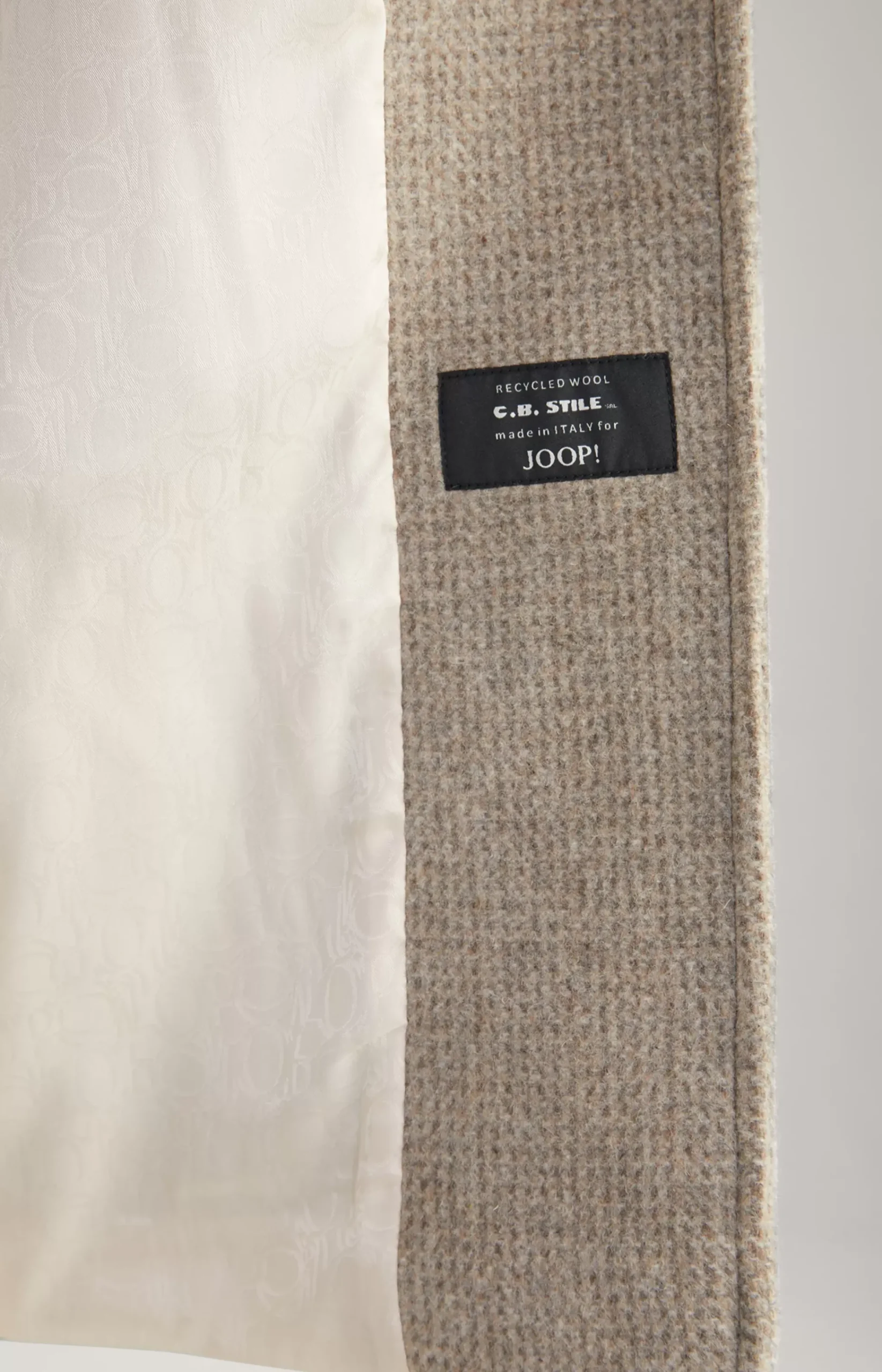 Wool Mix Coat in Greige