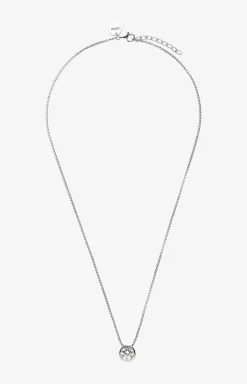 Zirconia necklace in silver